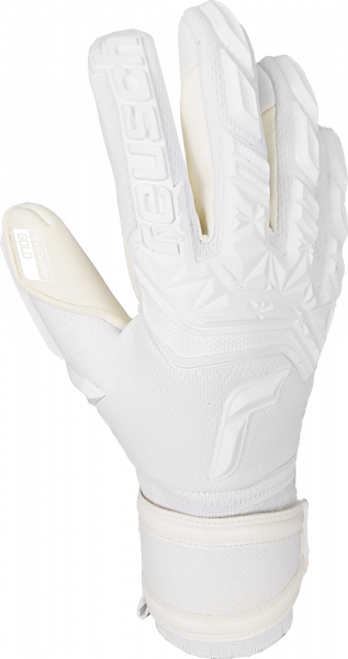 Reusch Attrakt Freegel Totalwhite Gold 5170109 1100 white front
